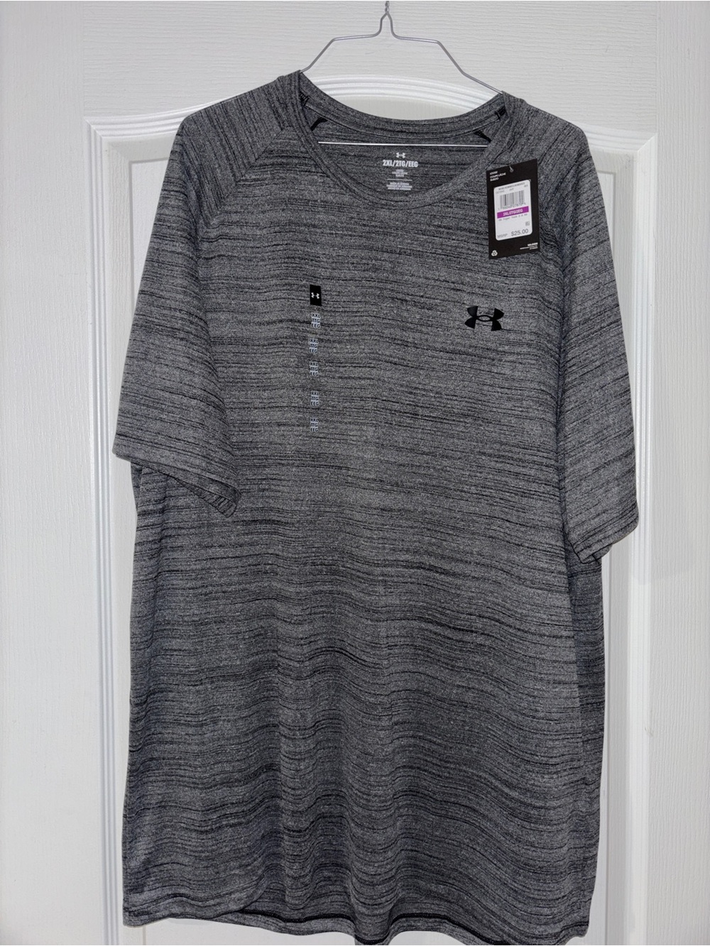 Under Armour Men’s Gray Heather Short Sleeve Performance Tee